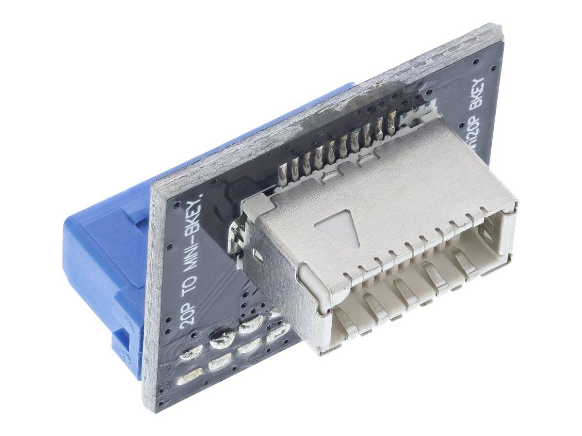 INLINE - USB 3.0 zu USB 3.1 Frontpanel Key-B Adapter gerade intern