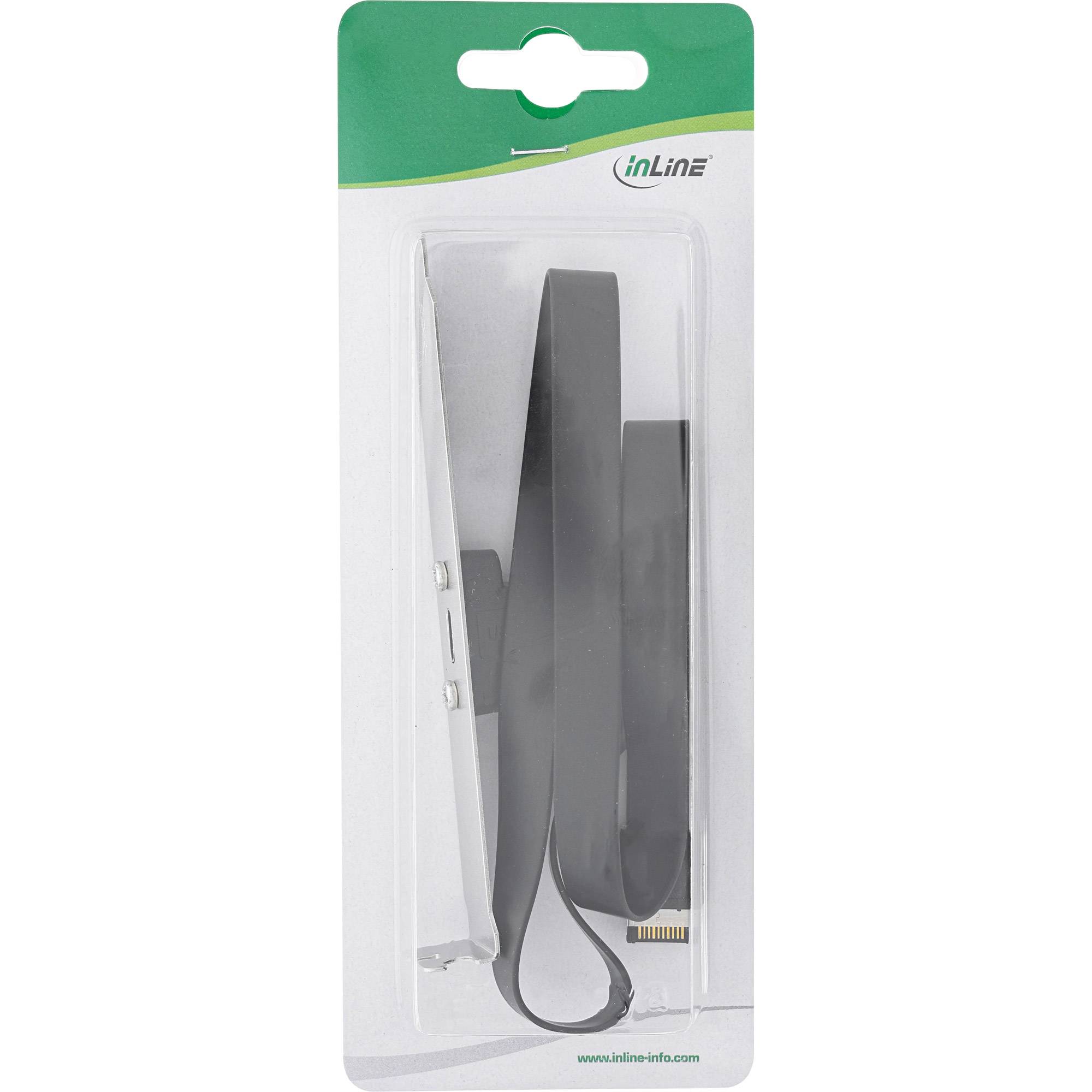 INLINE - PCI Slotblende - USB-C zu USB 3.2 Frontpanel Key-A intern - 0,5m