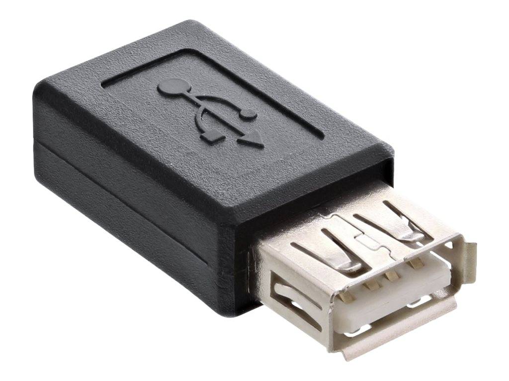 InLine Micro-USB Adapter - USB A Buchse an Micro-USB B Buchse - USB 2.0 - Schwar