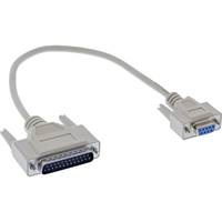 INLINE - Serielles Kabel 9pol Buchse an 25pol Stecker - 0,33m