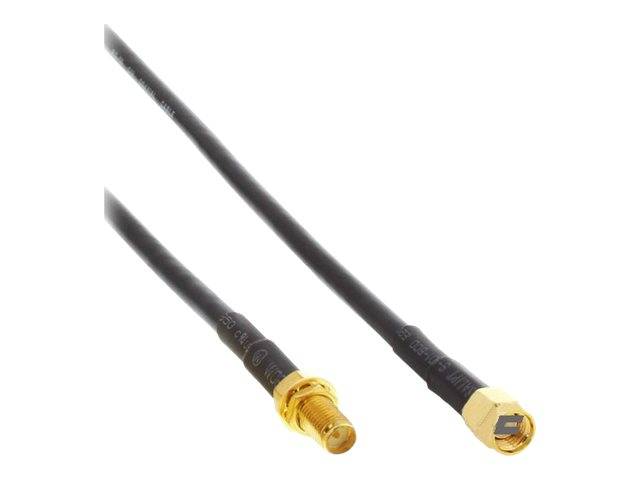 INLINE - WLAN Kabel - R-SMA-Stecker auf R-SMA-Kupplung - 1m