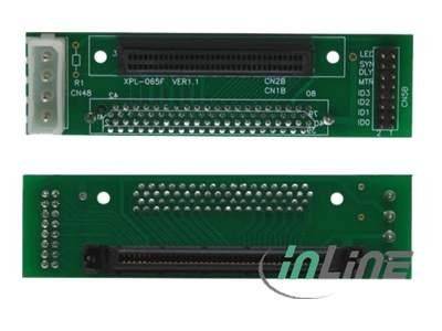 INLINE - SCSI-SCA U320 Adapter - 80pol Buchse auf 68pol mini Sub D Buchse