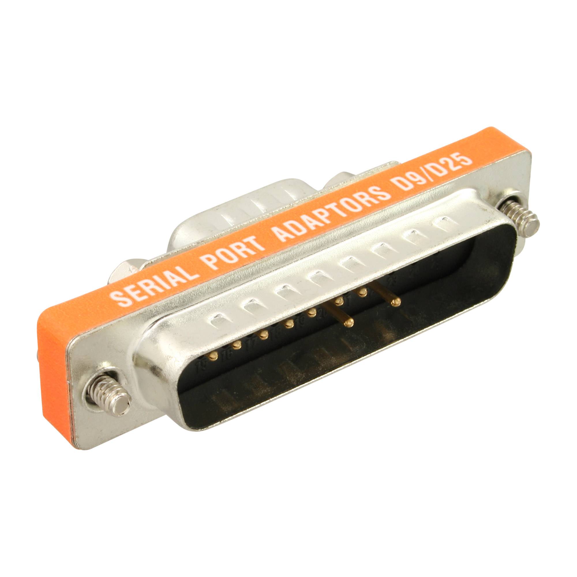 InLine AT-Adapter - 9pol Sub D Stecker an 25pol Sub D Stecker - kurz - Daumensch