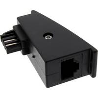 InLine TAE-F Adapter - TAE-F Stecker auf RJ45 Buchse - 8P2C für Fritzbox - Schwa