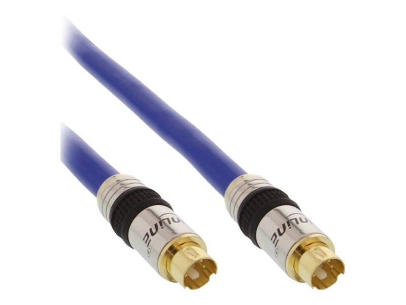 INLINE - S-VHS Kabel - PREMIUM - vergoldete Stecker - 4pol mini DIN ST / ST - 15m