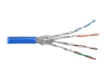 INLINE - Patchkabel Cat.6 S/FTP (PiMf) - blau - AWG27 - PVC - CU - 100m