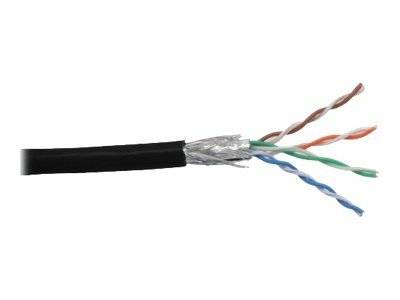 INLINE - Patchkabel Cat.5e - schwarz - SF/UTP - AWG26 - PVC - 100m