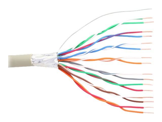 INLINE - Telefon-Kabel 16-adrig - 8x2x0,6mm - zum Verlegen - 25m Ring