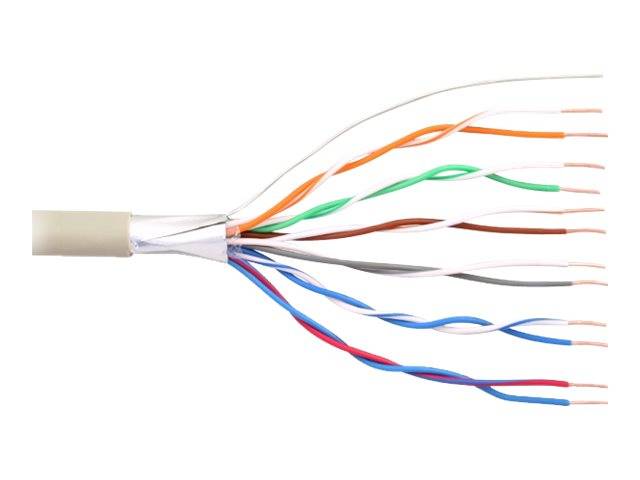 INLINE - Telefon-Kabel 12-adrig - 6x2x0,6mm - zum Verlegen - 100m Rolle