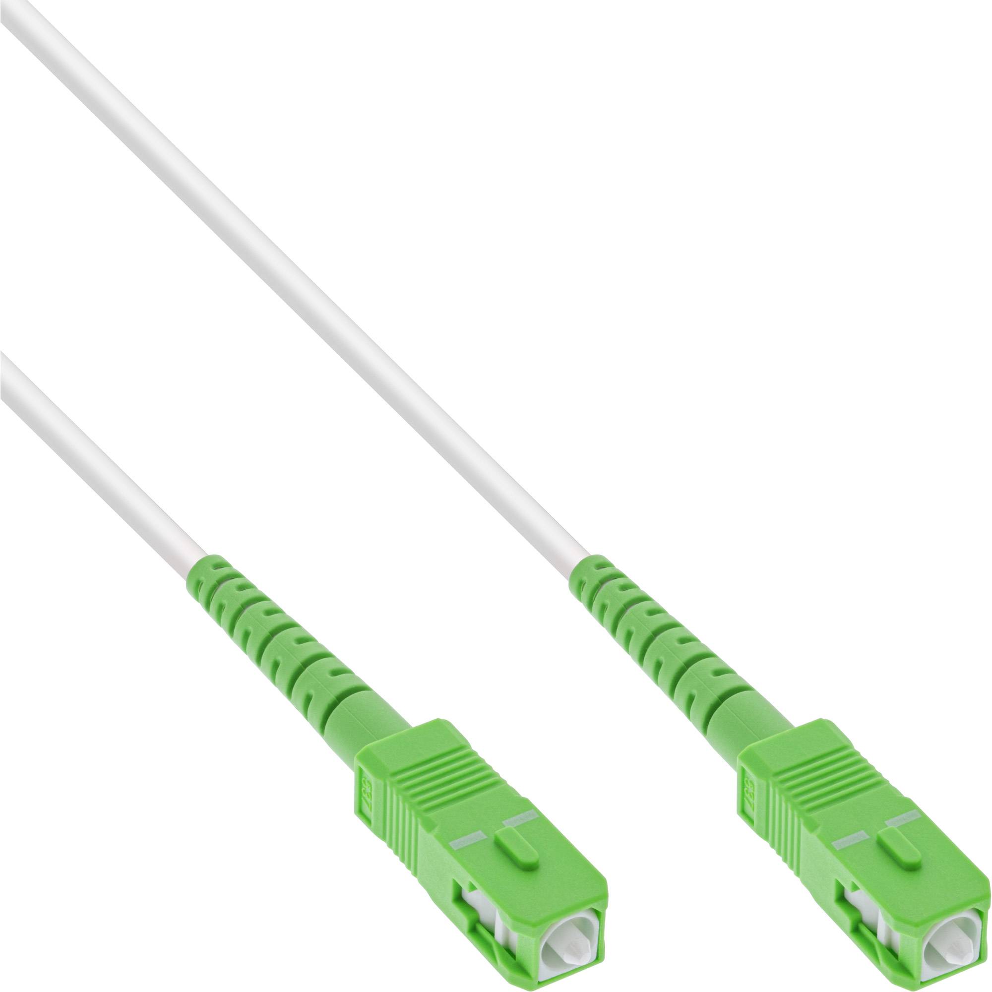 INLINE - LWL Simplex Kabel - FTTH - SC/APC 8° zu SC/APC 8° - 9/125µm - OS2 - 50m