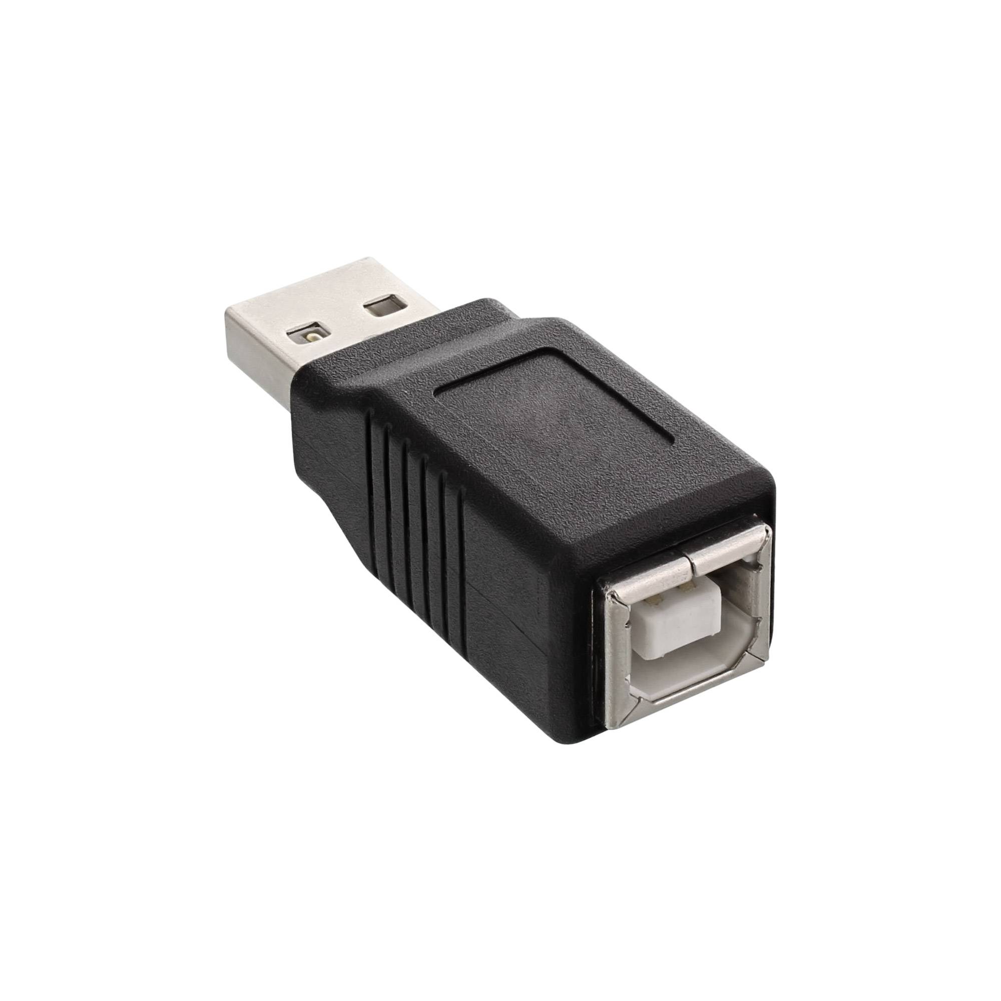 InLine USB 2.0 Adapter - Stecker A auf Buchse B - USB-Kabel - USB