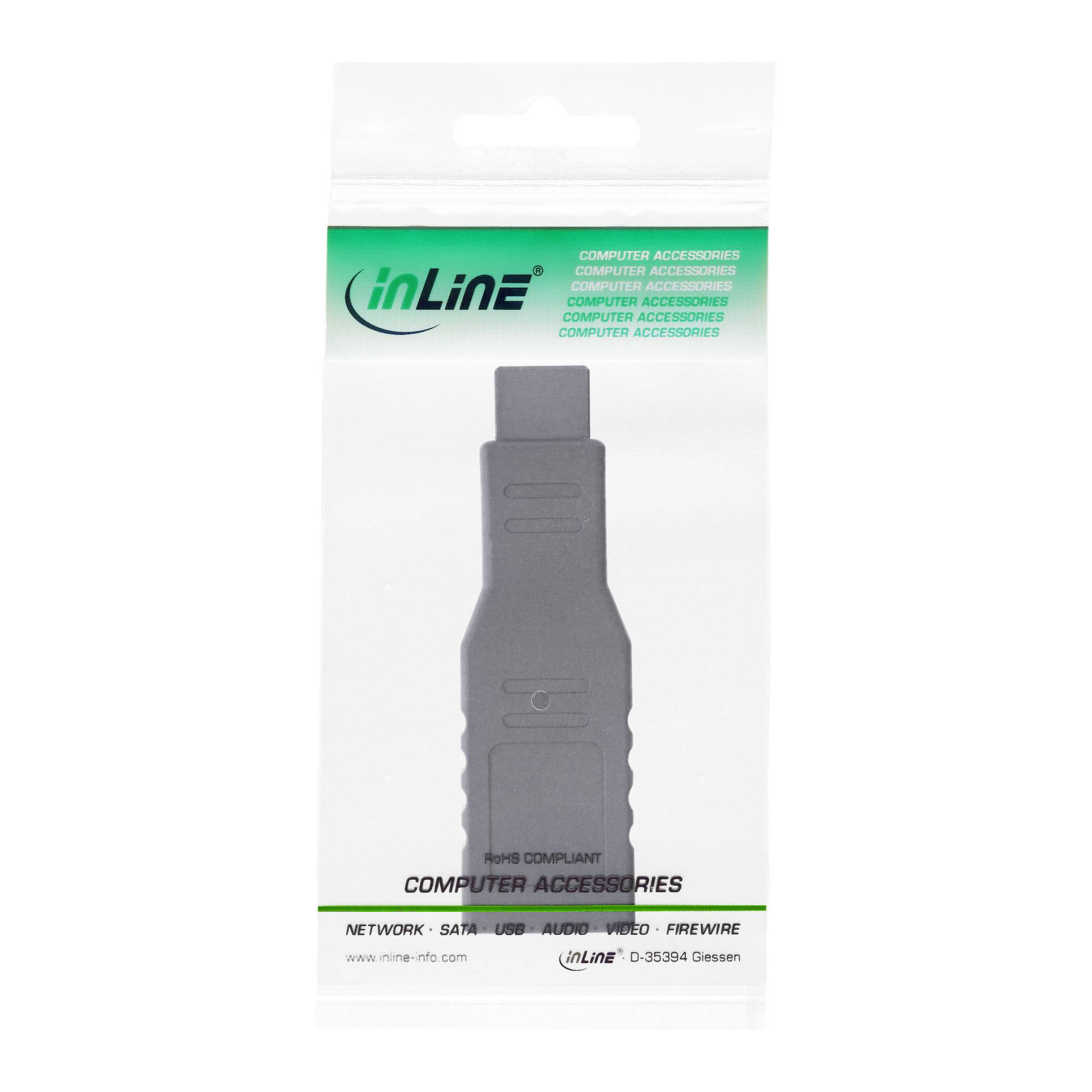 INLINE - FireWire Adapter - 6pol Buchse/9pol Stecker