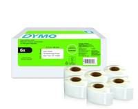 Dymo Papier - permanenter Klebstoff - weiß - 25 x 54 mm 3000 Etikett(en) (6 Roll