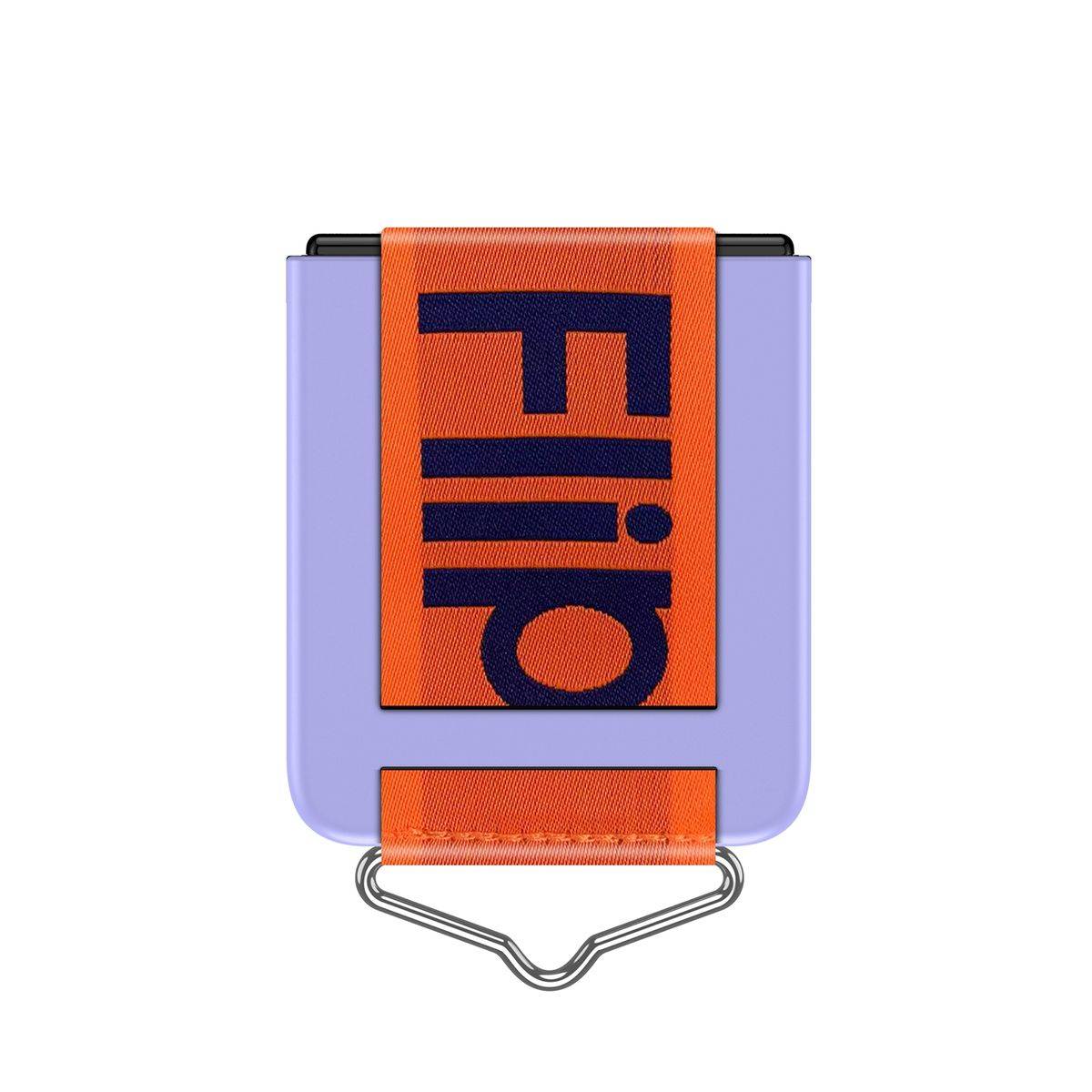 Für Samsung Galaxy Z Flip4 5G Kunststoff Design Handy Tasche Hülle Etuis Lila