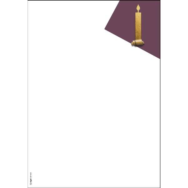Weihnachtspapier-Set A4 90g 25 Blatt Cut-out style (gold)