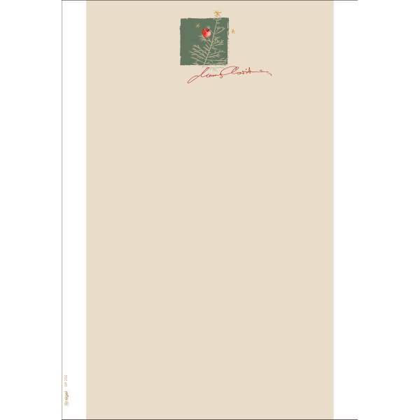 Weihnachtspapier A4 90g 100 Blatt Christmas with apples