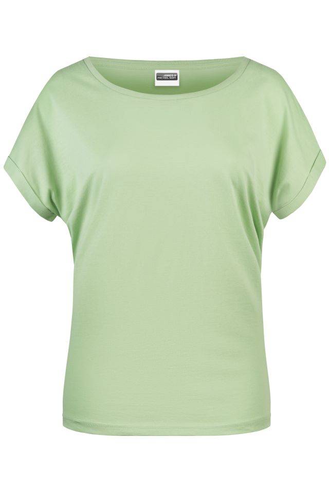 Ladies' Casual-T Damen T-Shirt in legerem Stil grün, Gr. S