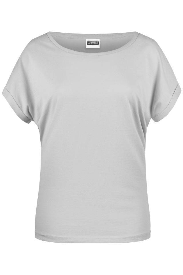 Ladies' Casual-T Damen T-Shirt in legerem Stil grau, Gr. S