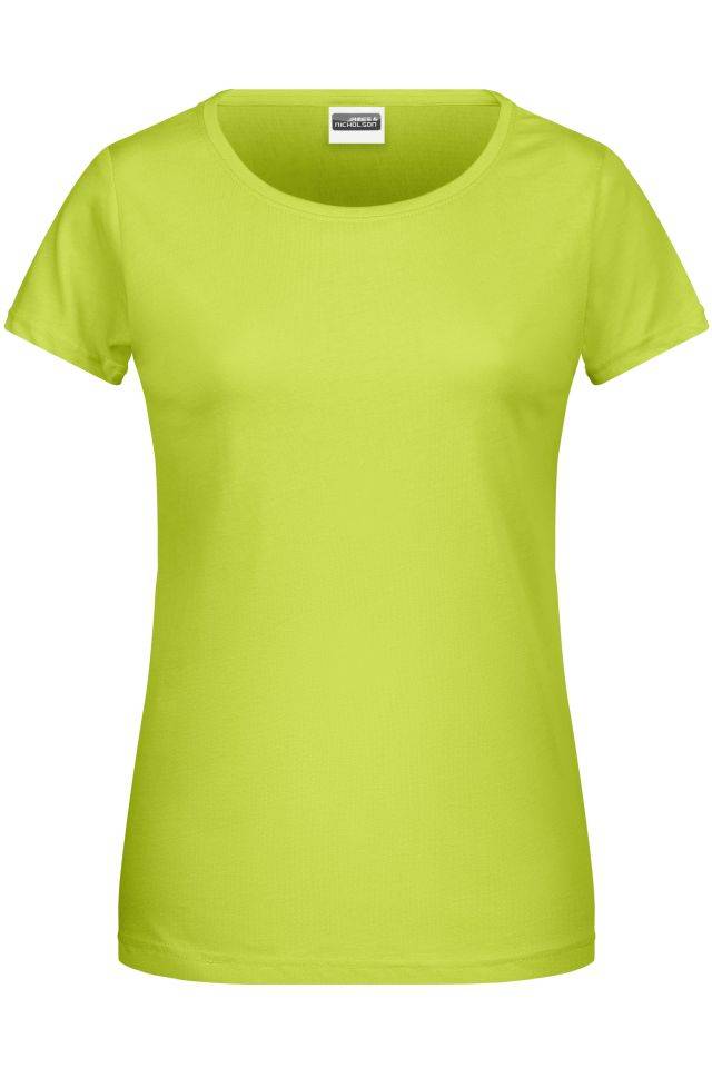 Ladies' Basic-T Damen T-Shirt in klassischer Form gelb, Gr. S