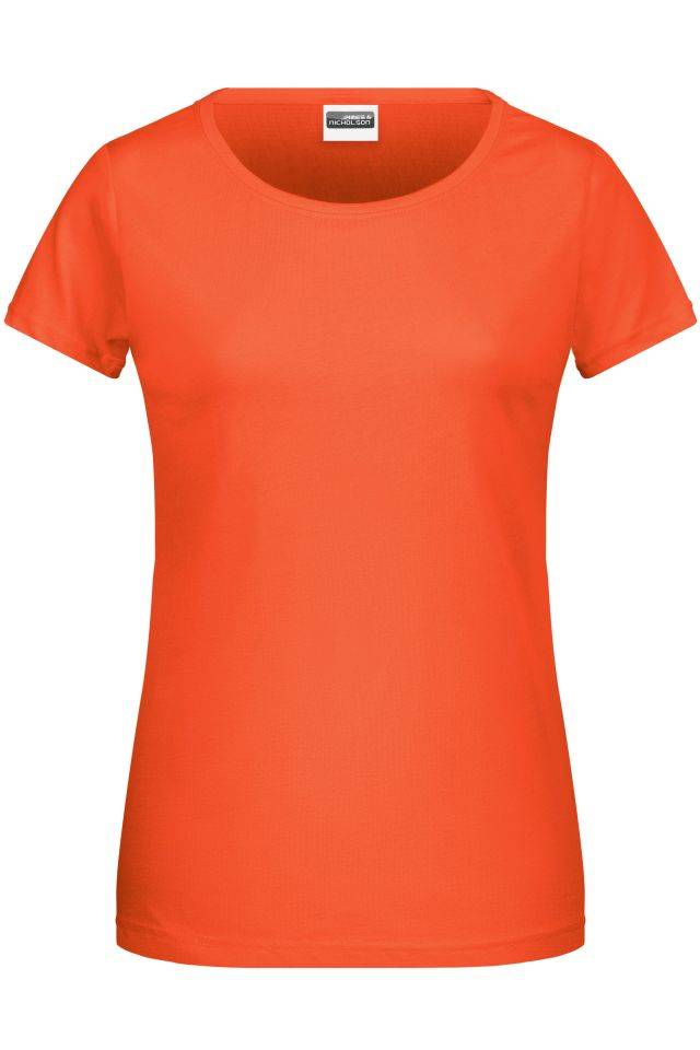 Ladies' Basic-T Damen T-Shirt in klassischer Form rot, Gr. M