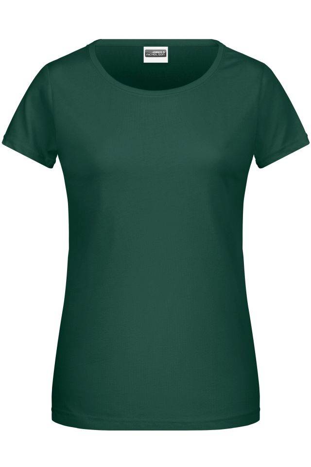 Ladies' Basic-T Damen T-Shirt in klassischer Form grün, Gr. XXL