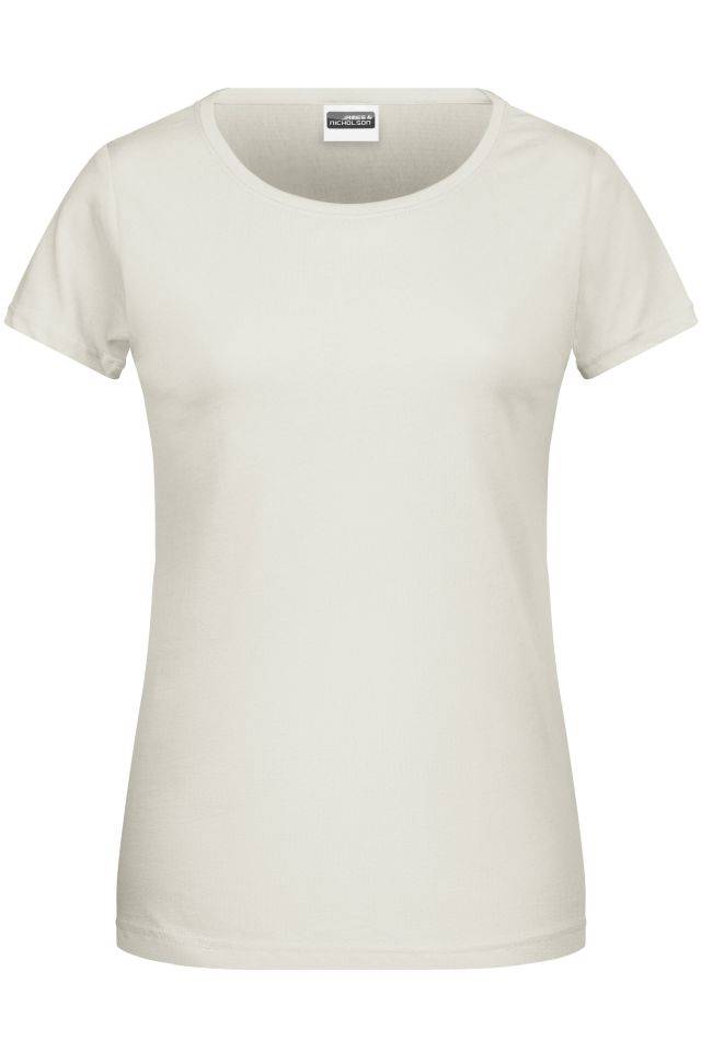 Ladies' Basic-T Damen T-Shirt in klassischer Form braun, Gr. M