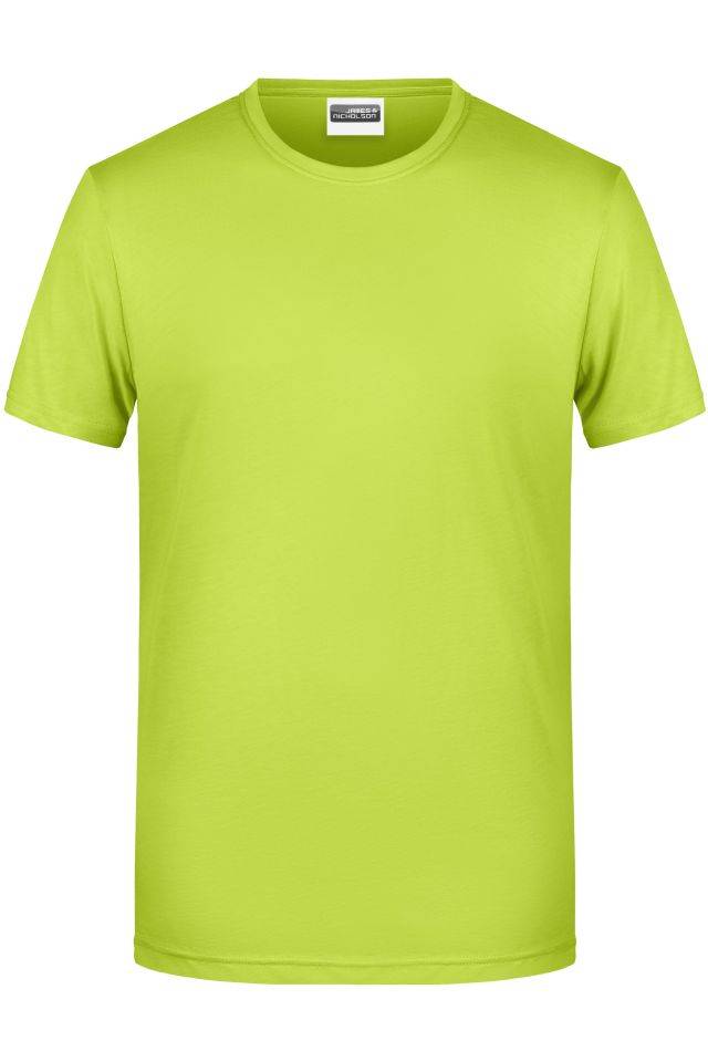Men's Basic-T Herren T-Shirt in klassischer Form gelb, Gr. 3XL