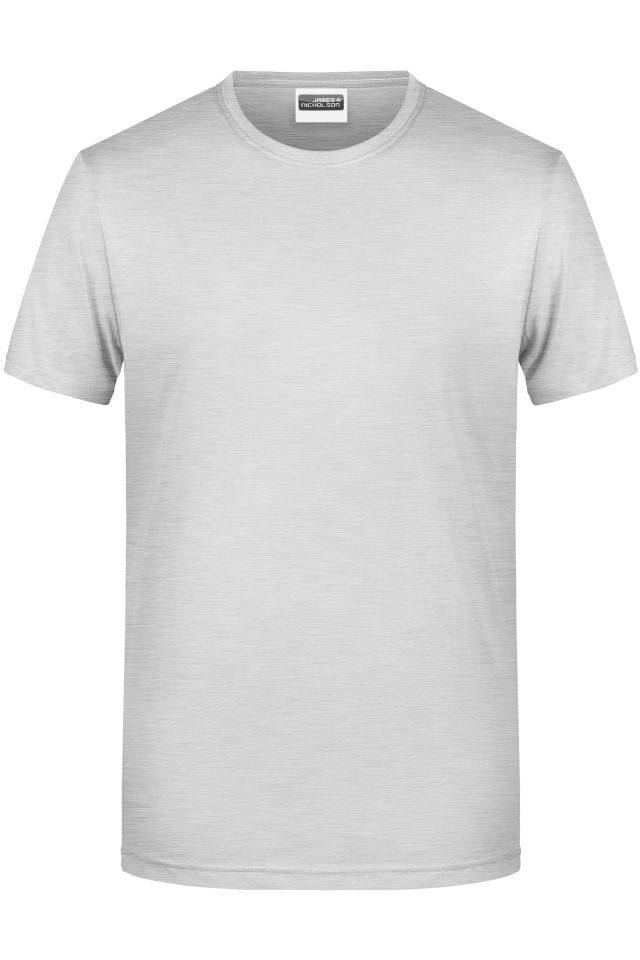 Men's Basic-T Herren T-Shirt in klassischer Form grau, Gr. M