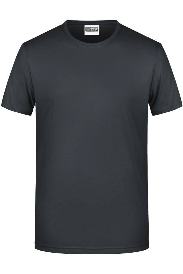 Men's Basic-T Herren T-Shirt in klassischer Form schwarz, Gr. XXL