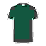 Herren T-Shirt in klassischer Form grün, Gr. M | James & Nicholson