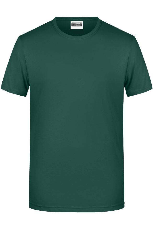 Men's Basic-T Herren T-Shirt in klassischer Form grün, Gr. XL