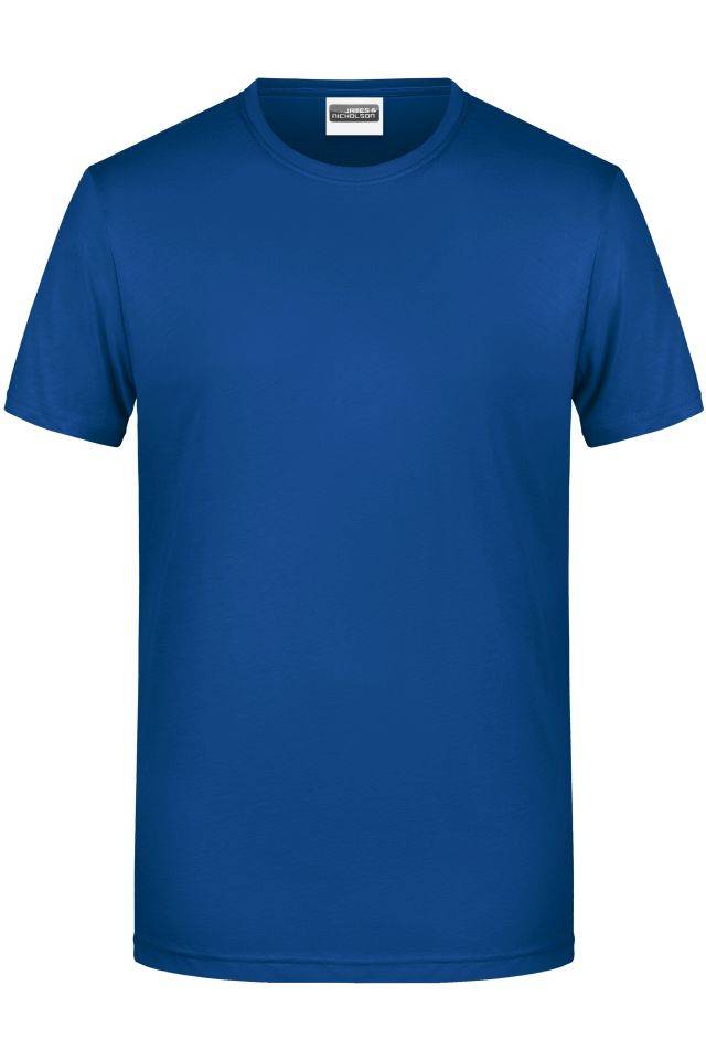 Men's Basic-T Herren T-Shirt in klassischer Form blau, Gr. L