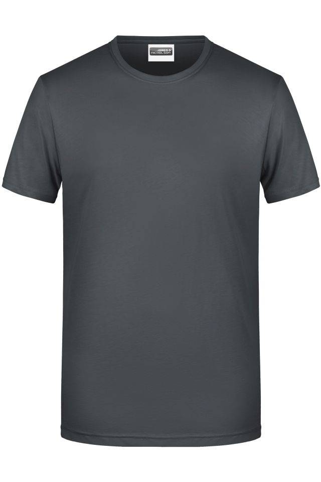 Men's Basic-T Herren T-Shirt in klassischer Form grau, Gr. L