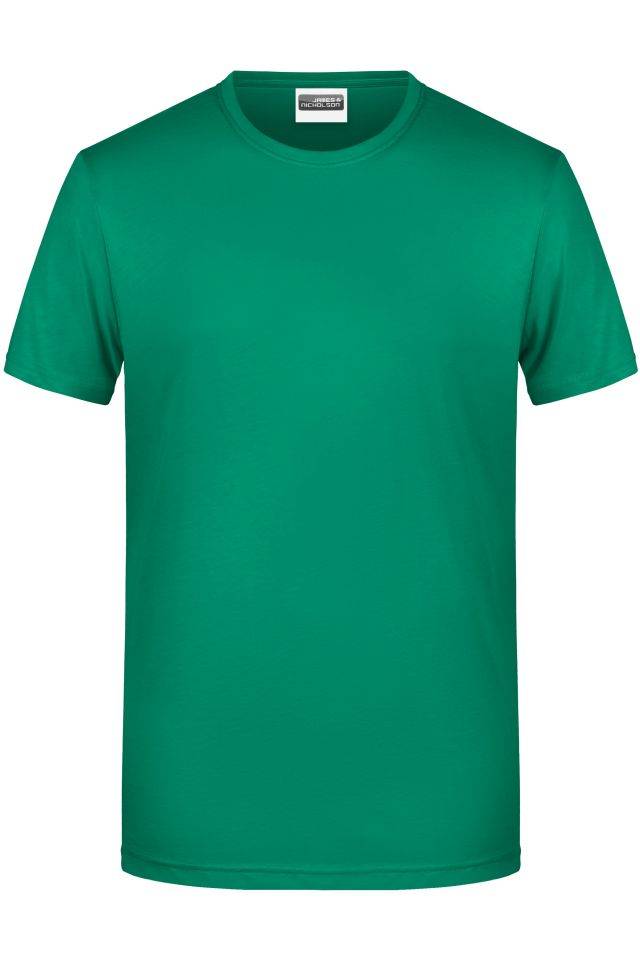Men's Basic-T Herren T-Shirt in klassischer Form grün, Gr. M