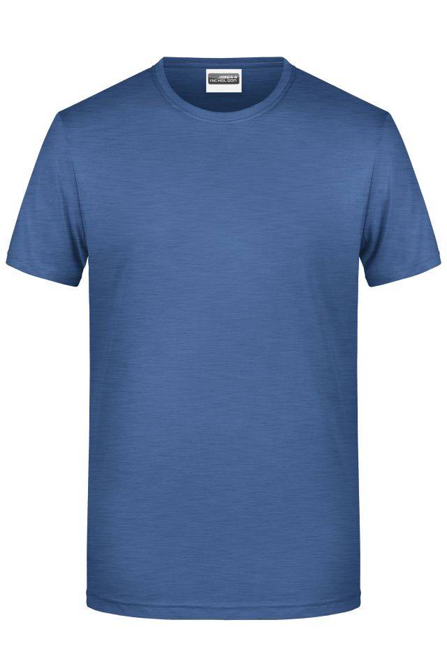 Men's Basic-T Herren T-Shirt in klassischer Form blau, Gr. 3XL
