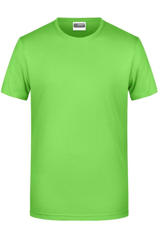 Men's Basic-T Herren T-Shirt in klassischer Form grün, Gr. 3XL
