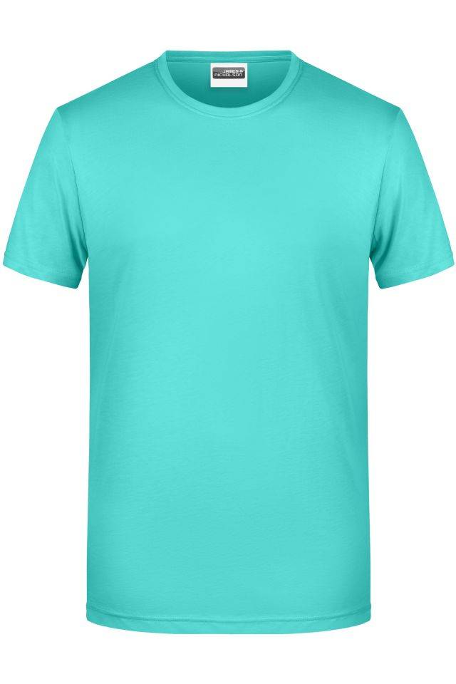 Men's Basic-T Herren T-Shirt in klassischer Form grün, Gr. L