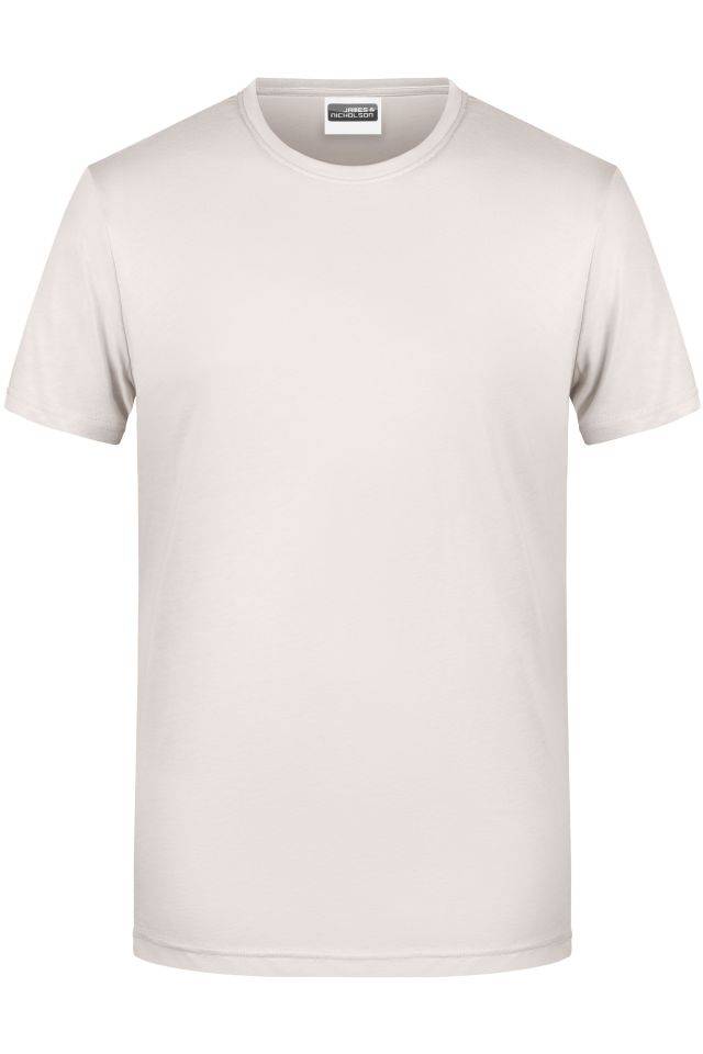Men's Basic-T Herren T-Shirt in klassischer Form braun, Gr. L