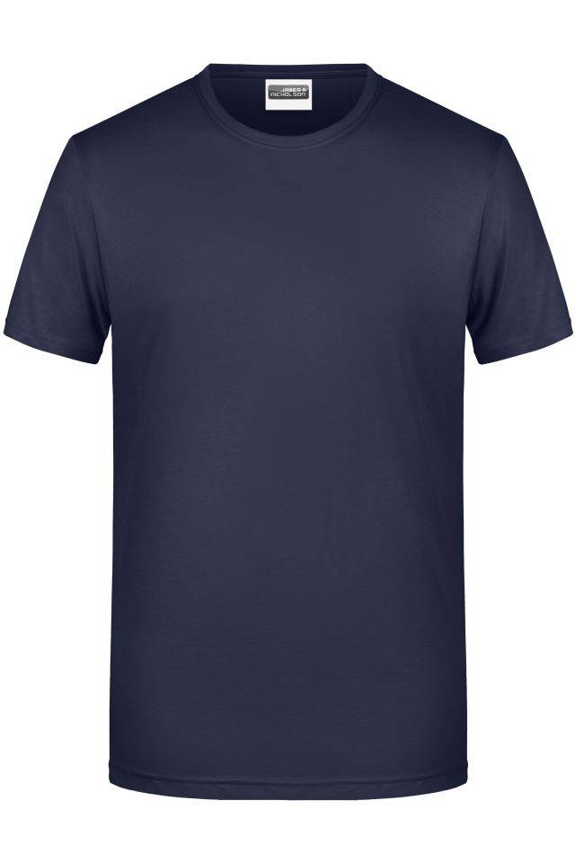 Men's Basic-T Herren T-Shirt in klassischer Form blau, Gr. M
