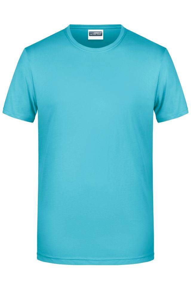 Men's Basic-T Herren T-Shirt in klassischer Form blau, Gr. XXL