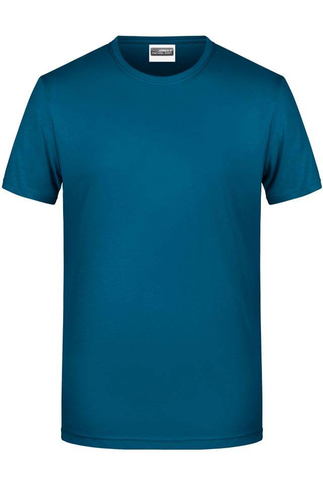 Men's Basic-T Herren T-Shirt in klassischer Form blau, Gr. 3XL