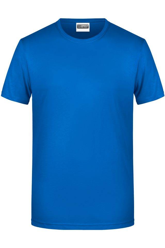 Men's Basic-T Herren T-Shirt in klassischer Form blau, Gr. L