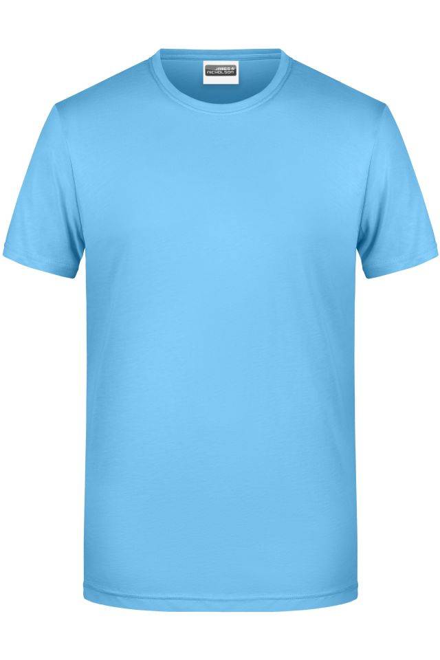 Men's Basic-T Herren T-Shirt in klassischer Form blau, Gr. XXL