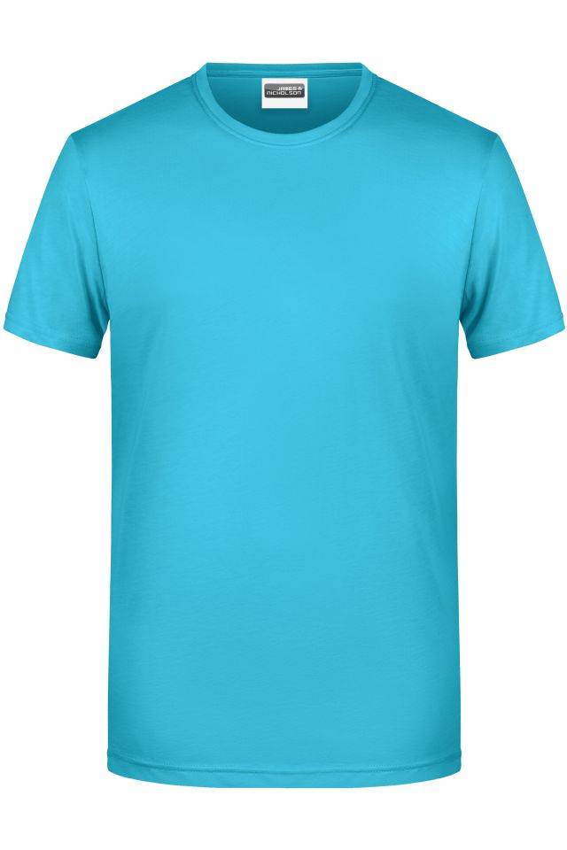 Men's Basic-T Herren T-Shirt in klassischer Form blau, Gr. XL