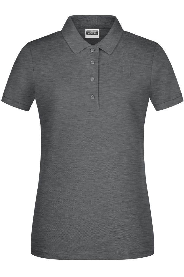 Ladies' Basic Polo Klassisches Poloshirt schwarz, Gr. XXL
