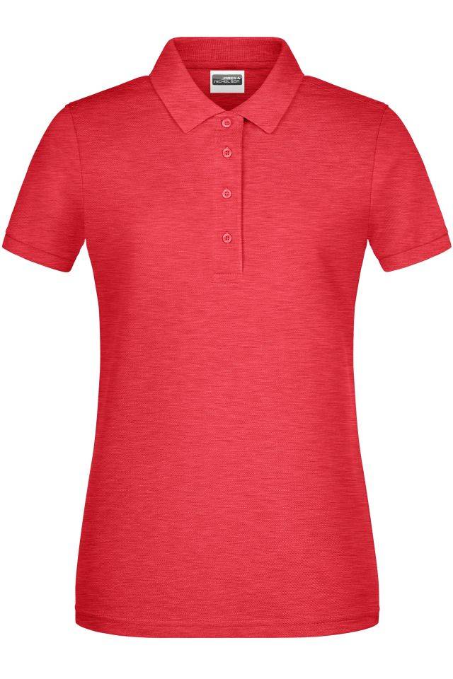Ladies' Basic Polo Klassisches Poloshirt rot, Gr. XL
