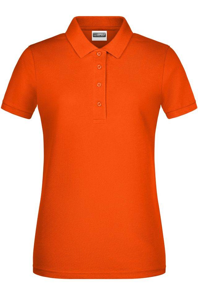 Ladies' Basic Polo Klassisches Poloshirt orange, Gr. M