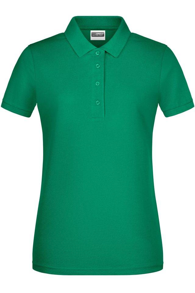 Ladies' Basic Polo Klassisches Poloshirt grün, Gr. S