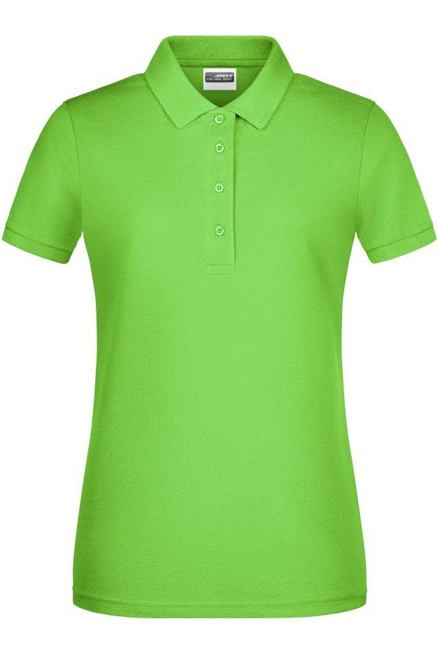 Ladies' Basic Polo Klassisches Poloshirt grün, Gr. XXL
