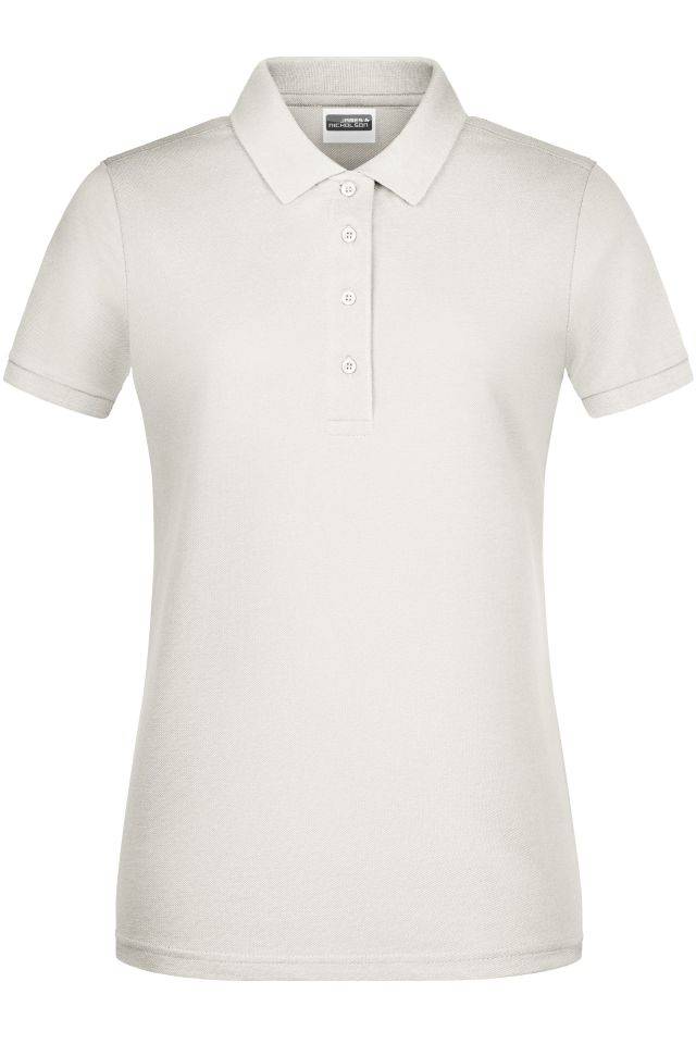 Ladies' Basic Polo Klassisches Poloshirt braun, Gr. M